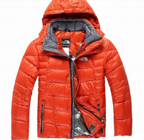 Doudoune The North Face Orange Pour Homme Pas Cher